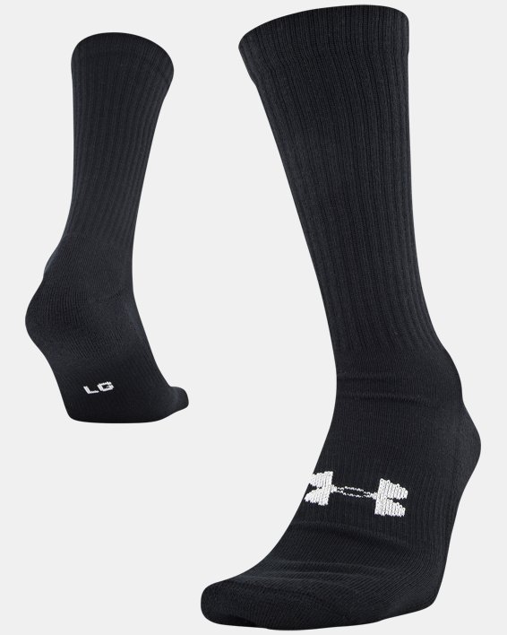 Men's UA Tactical Boot Socks, Black, pdpMainDesktop image number 0